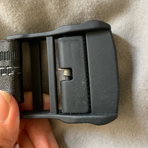 Off-White Black Industrial Long Logo Webbing Belt - Picture 2 of 10